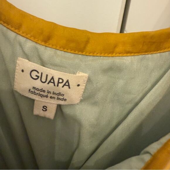 Anthro Guapa Pleated Colorblock Dress - Picture 6 of 8
